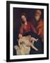 'The Holy Family', c1624-Anthony Van Dyck-Framed Giclee Print