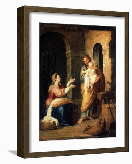 The Holy Family, C1660-C1670-Bartolomé Esteban Murillo-Framed Giclee Print