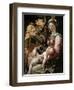 The Holy Family, Ca. 1550-Jacopo Dal Conte-Framed Giclee Print