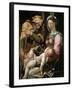 The Holy Family, Ca. 1550-Jacopo Dal Conte-Framed Giclee Print