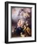 The Holy Family, Called the Virgin of Seville, 1670-Bartolome Esteban Murillo-Framed Giclee Print