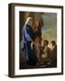 The Holy Family, Early 17th Century-Nicolas Poussin-Framed Giclee Print