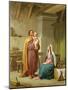 The Holy Family in St Joseph's Workshop-Pietro Pezzati-Mounted Giclee Print