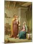 The Holy Family in St Joseph's Workshop-Pietro Pezzati-Mounted Giclee Print