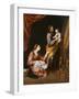 The Holy Family in the Carpenter's Shop (Oil on Canvas)-Bartolome Esteban Murillo-Framed Giclee Print