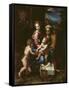 The Holy Family (La Perla) circa 1518-Raphael-Framed Stretched Canvas