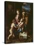 The Holy Family (La Perla) circa 1518-Raphael-Stretched Canvas