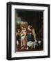 The Holy Family, Late 16th or Early 17th Century-Annibale Carracci-Framed Giclee Print