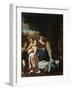 The Holy Family, Late 16th or Early 17th Century-Annibale Carracci-Framed Giclee Print