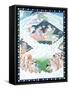 The Holy Family of Shiva and Parvati on Mount Kailash-null-Framed Stretched Canvas