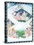 The Holy Family of Shiva and Parvati on Mount Kailash-null-Stretched Canvas