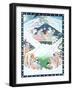 The Holy Family of Shiva and Parvati on Mount Kailash-null-Framed Giclee Print