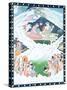 The Holy Family of Shiva and Parvati on Mount Kailash-null-Stretched Canvas