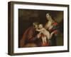 The Holy Family (Oil on Canvas)-Jacques Blanchard-Framed Giclee Print