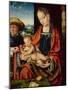 The Holy Family oil on wood-Joos van Cleve-Mounted Giclee Print