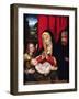 The Holy Family (Oil on Wood)-Andrea Solario-Framed Giclee Print