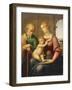 The Holy Family, or Madonna with the Beardless Joseph, C.1506-Raphael-Framed Giclee Print