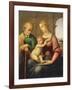 The Holy Family, or Madonna with the Beardless Joseph, C.1506-Raphael-Framed Giclee Print