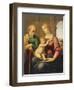 The Holy Family, or Madonna with the Beardless Joseph, C.1506-Raphael-Framed Giclee Print