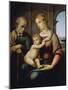 The Holy Family, or Madonna with the Beardless Joseph, C1506-Raphael-Mounted Giclee Print