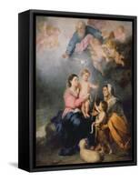 The Holy Family or the Virgin of Seville-Bartolome Esteban Murillo-Framed Stretched Canvas