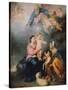 The Holy Family or the Virgin of Seville-Bartolome Esteban Murillo-Stretched Canvas