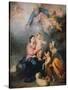 The Holy Family or the Virgin of Seville-Bartolome Esteban Murillo-Stretched Canvas