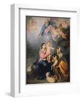 The Holy Family or the Virgin of Seville-Bartolome Esteban Murillo-Framed Giclee Print