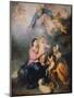 The Holy Family or the Virgin of Seville-Bartolome Esteban Murillo-Mounted Giclee Print