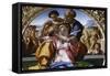 The Holy Family or Tondo Doni, 1503-1504-null-Framed Stretched Canvas