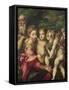 The Holy Family (Rest on the Flight to Egypt) 1524-Parmigianino-Framed Stretched Canvas