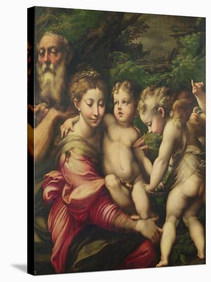 The Holy Family (Rest on the Flight to Egypt) 1524-Parmigianino-Stretched Canvas