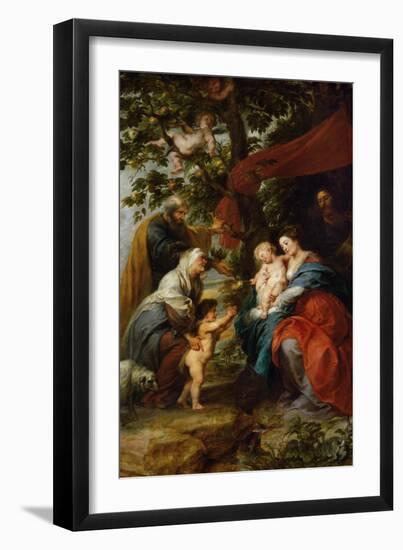 The Holy Family Resting Under an Apple-Tree-Peter Paul Rubens-Framed Giclee Print