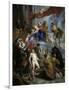 The Holy Family surrounded by Saints, ca. 1630-Peter Paul Rubens-Framed Premium Giclee Print