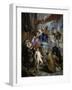 The Holy Family surrounded by Saints, ca. 1630-Peter Paul Rubens-Framed Giclee Print