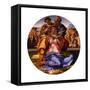 The Holy Family (The Doni Tond)-Michelangelo Buonarroti-Framed Stretched Canvas