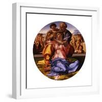 The Holy Family (The Doni Tond)-Michelangelo Buonarroti-Framed Giclee Print