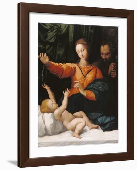 The Holy Family (The Madonna del Velo; Madonna di Loreto)-Unknown-Framed Art Print