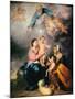 The Holy Family (The Virgin of Sevill)-Bartolomé Estebàn Murillo-Mounted Premium Giclee Print