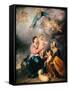 The Holy Family (The Virgin of Sevill)-Bartolomé Estebàn Murillo-Framed Stretched Canvas