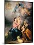 The Holy Family (The Virgin of Sevill)-Bartolomé Estebàn Murillo-Mounted Giclee Print