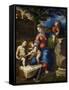 The Holy Family Under an Oak Tree-Raphael-Framed Stretched Canvas