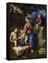 The Holy Family Under an Oak Tree-Raphael-Framed Stretched Canvas