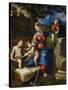 The Holy Family Under an Oak Tree-Raphael-Stretched Canvas
