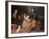 The Holy Family with a Bird-Bartolome Esteban Murillo-Framed Giclee Print