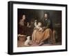 The Holy Family with a Bird-Bartolome Esteban Murillo-Framed Giclee Print