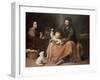 The Holy Family with a Bird-Bartolome Esteban Murillo-Framed Giclee Print