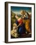 The Holy Family with a Lamb, 1507-Raphael-Framed Premium Giclee Print