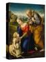 The Holy Family with a Lamb, 1507-Raphael-Stretched Canvas