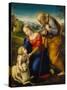 The Holy Family with a Lamb, 1507-Raphael-Stretched Canvas